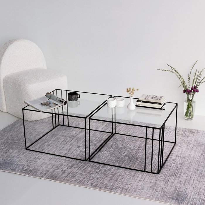 Hanah Home Mesa de Centro Outline - Negro Hanah Home Mesa de Centro Outline - Negro
